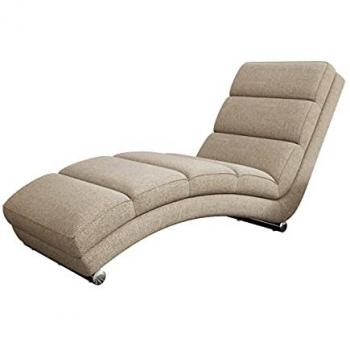 Diván Comfivo 109 Tatum 272, Tapiz Marrón Claro, 180x62x84cm, Patas de Plástico