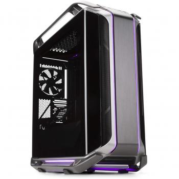 Cooler Master COSMOS C700M -Caja de Ordenador ARGB en Aluminio con Doble Panel Lateral en Vidrio Templado Curvado con Apertura a Puerta, Marco Ultra Modular y Espacio Hardware adecuado-Full Tower