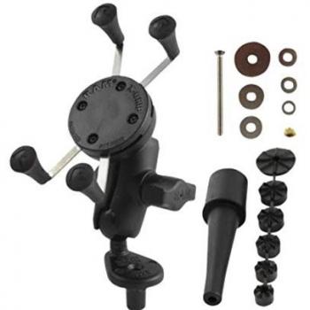 Soporte Universal para Teléfono RAM Mounts X-Grip con Base de Vástago para Motocicleta