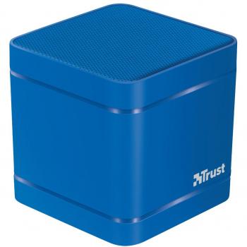 Trust Urban Kubo - Altavoz inalámbrico con Bluetooth y Reproductor MP3 Integrado para Smartphones y tabletas, Color Azul