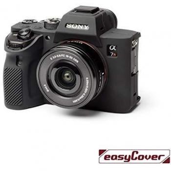 Funda de Silicona Easycover Negra para Sony Alpha 9 II / Alpha 7R IV