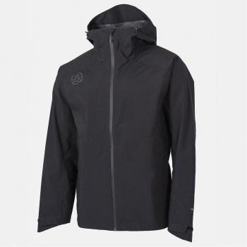 Chaqueta impermeable con capucha Ternua Valdur Jkt M para hombre, color negro, talla S