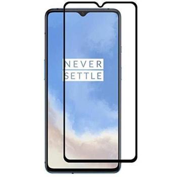 Protector de Pantalla Hat Prince Full Size para OnePlus 7T - Vidrio Templado 9H, 0.26mm - Negro