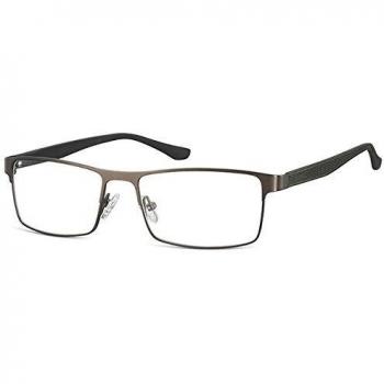 Rectangle Montura Completa Metálico Verdes Gafas Recetadas para Hombre - SmartBuy Collection