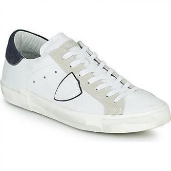 Philippe Model Paris PRSX Low Men's Sneakers - White and Blue