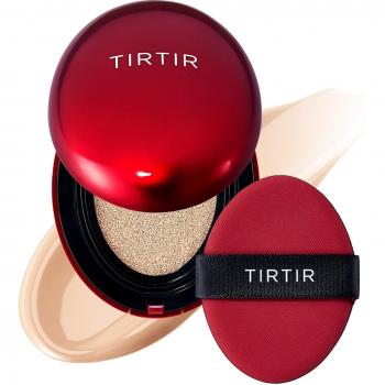 TirTir Mask Fit Red Cushion Long-Lasting Foundation with High UV Protection SPF40 PA++ - Shade 21C Cool Ivory 18g