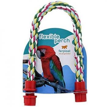 Ferplast Percha Flexible DE Algodon para Loro 37CM