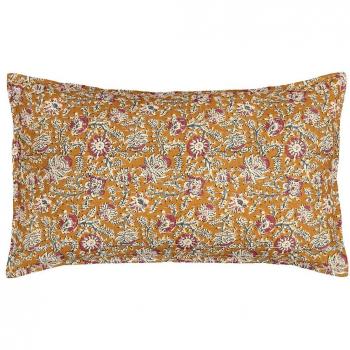 Funda de cojín bordada estilo kantha Normia