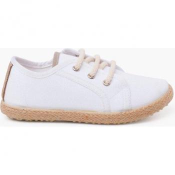 Zapatillas de Lona con Cordones Tipo Alpargata para Niños Pisamonas