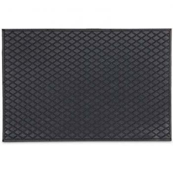 Felpudo de Goma Antideslizante 60 x 40 cm para Interior y Exterior - Color Negro