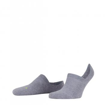 Falke Unisex High Cut Invisible Cool Kick Socks - Light Grey - Size 35-36