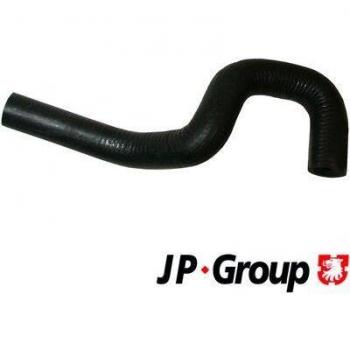 Manguera de radiador JP GROUP 1214300300, fabricada en material resistente a altas temperaturas y presiones, con un diseño específico para garantizar un ajuste perfecto en el sistema de refrigeración del vehículo