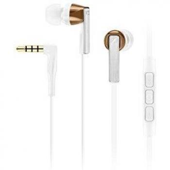 Sennheiser CX 5.00i - Auriculares In-Ear con Micrófono, Compatibles con iPhone/iPod/iPad, Color Blanco