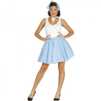 Disfraz Pin Up de los 50 Azul para mujer