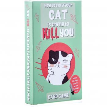 Personalized How To Tell If Your Cat Is Trying To Kill You Card Game - Green Edition