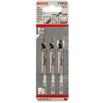 Hoja de Sierra Caladora T 101 D Clean para Madera Bosch 2608630558