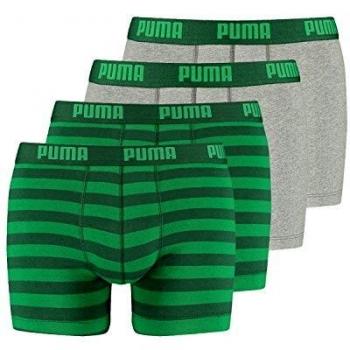 Puma PUMA STRIPE 1515 BOXER 2P - Bóxer para hombre, Green, Medium