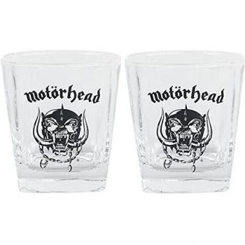 Lkk KKL Motorhead Whiskey Shot Glasses 2-Pack Coasters