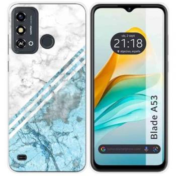 Funda de Silicona para ZTE Blade A53 con Diseño de Mármol 02