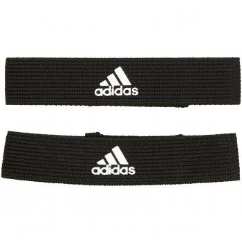 adidas Stutzenstrumpfhalter Espinilleras, Hombre, Negro/Blanco, Talla única