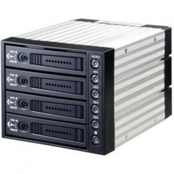 JoyJye ST-3141SS SAS/SATA - Caja con Ventilador para Discos Duros SATA I, II, III SAS
