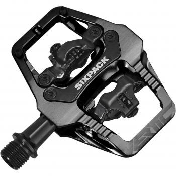 Sixpack vertic Trail Q de Factor Pedales, Color Negro, tamaño 52.5mm, 0.3, 18 x 12.5 x 7centimeters