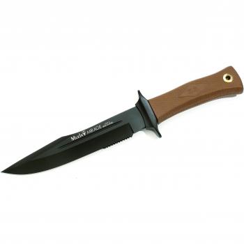 Muela MUE90867 Cuchillo a Lama Fissa,Unisex - Adulto, Negro, un tamaño