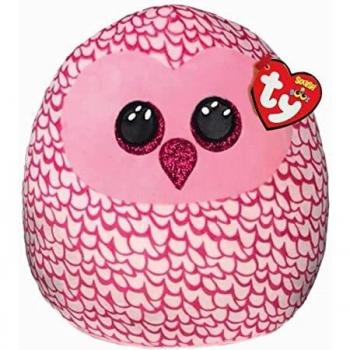 Búho Pinky Squish a Boo 20 Cm - Monedero de Felpa Suave y Esponjoso