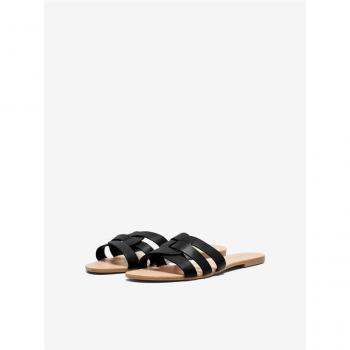 Sandalia Plana Only Onlfeli Marrón, Sandalias Only Onlfeli-4 PU Slip On Mujer Cognac