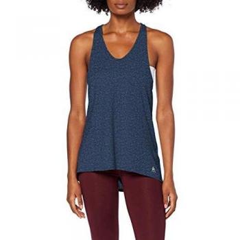 Odlo Lou - Camiseta de Tirantes para Mujer, Mujer, Camiseta de Tirantes Anchos, 35075120613XS, Blue Wing Teal Mélange, XS