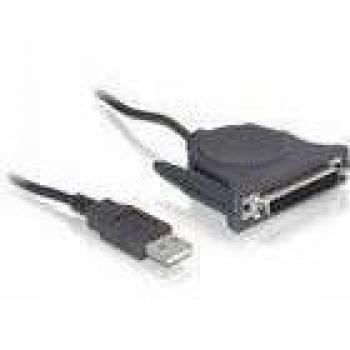 Adaptador Cable, USB A 1 x parallel DB25 hembra, 1,8 m, Delock® [61509]