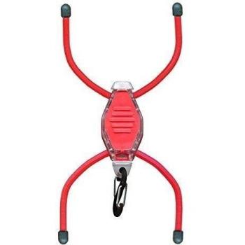 Nite Ize LED-Taschenlampe Bike Bug Rot - Microlight + Geartie - Accesorio de iluminación para bicicletas, color rojo