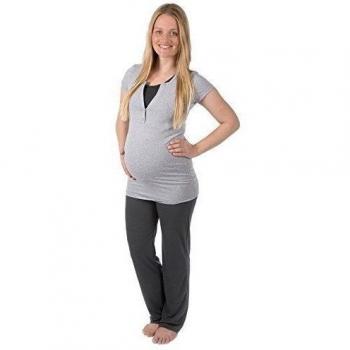 Nitis Umstandsmode - Pijama entero - para mujer Gris - 04 - Anthracite Medium