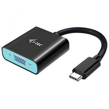i-tec USB-C a VGA Video Adaptador 1x VGA Full HD+ 60 Hz para Windows Mac OS Thunderbolt 3 Compatible