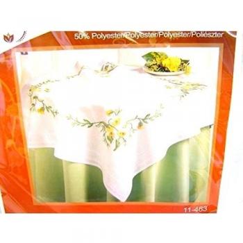Punto de bordado mantel Centro de 85 x 85 cm aprox - 11-463-A