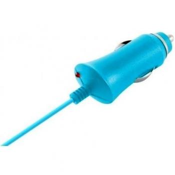 Ksix B1740CR02AZ - Cargador de coche Micro USB, azul