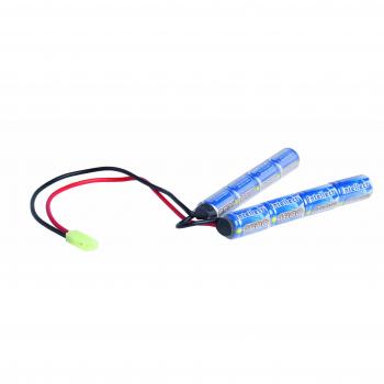Intellect - Batería para airsoft, 9,6 Volt-1.600 mAh, Twin Type, color azul, 203004