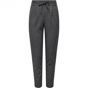 Pantalón Only Poptrash-Elise Easy Melange Dark Grey Melange Mujer