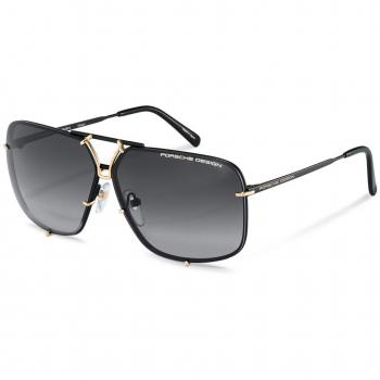 Gafa de sol Porsche Design P8928 D Titanio - Calibre 65 con lentes intercambiables, para hombre, color dorado