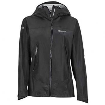 Marmot Wm's Eclipse Jacket Chubasqueros, Chaqueta Impermeable, A Prueba De Viento, Impermeable, Transpirable, Mujer, Black, L