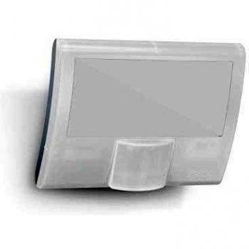 Steinel Foco LED XLED Curved blanco, 10,5 W, detector de movimiento de 160°, alcance de 8 m, aplique exterior