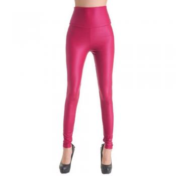 MrHappyDeal Leggings imitación piel en una amplia selección de colores rosa S/36/38