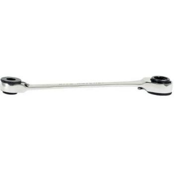 KS Tools 503.4678 Mini llave poligonal con carraca reversible para bits Chrome