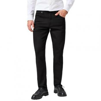 Wrangler Greensboro Men's Stretch Jeans, Regular Straight Fit, Deep Ink Black 34x30
