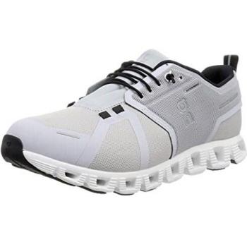 ON Mens Cloud 5 Waterproof Textile Synthetic Glacier White Trainers 9.5 UK