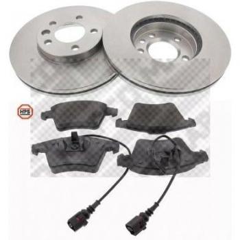Kit de discos y pastillas de freno MAPCO 47984HPS, frenos de disco