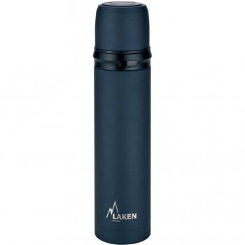 Laken Termo 1L Negro de Acero Inoxidable con Tapón-Vaso