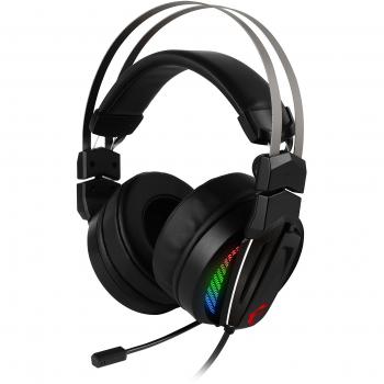 MSI Immerse GH70 Binaural Diadema Negro Auricular con micrófono - Auriculares con micrófono