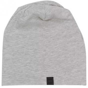 Unisex Grey Jersey Beanie Hat