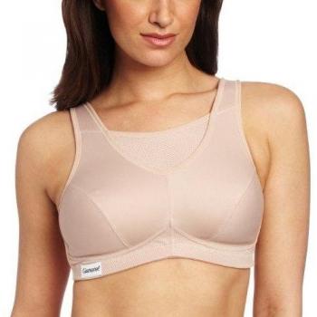 Glamorise Sport Bra with Maximum Support - Beige Women's Bustier 85F (38E)